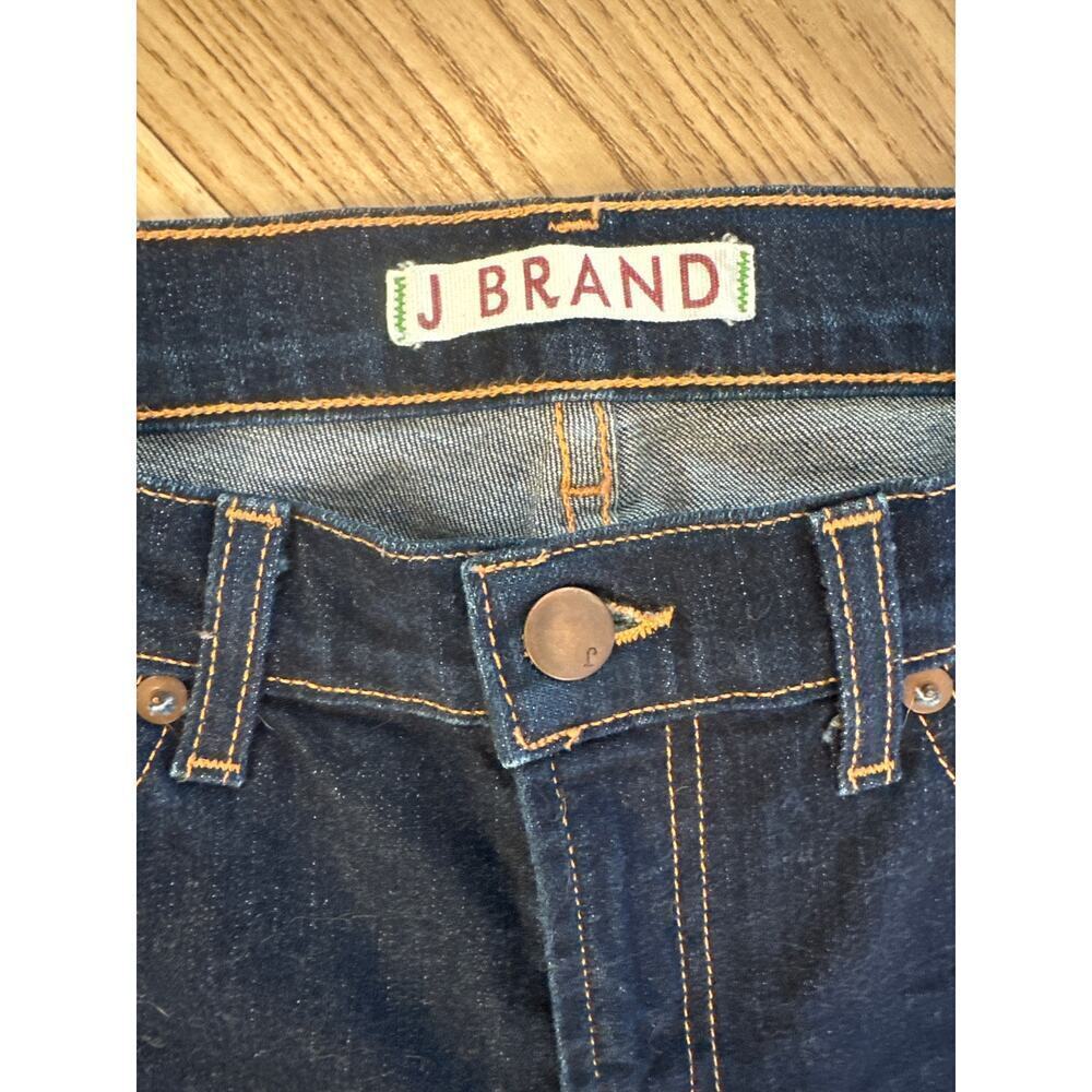 J Brand Jeans Mid Rise Bootcut Color "ink" Womens SIze 27 dark wash - Picture 2 of 6